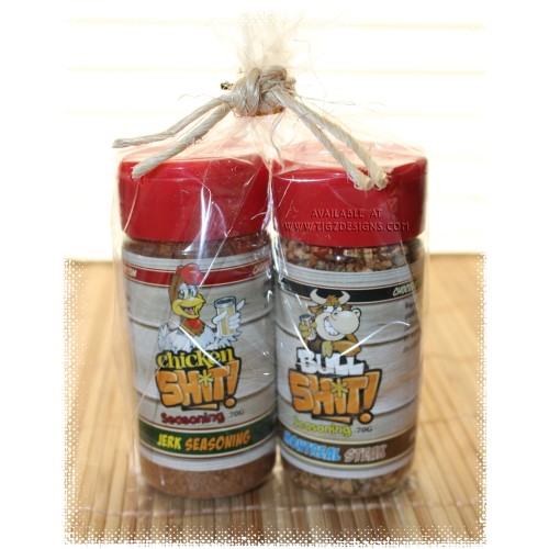 Beef & Chicken Seasonings (Bull Shit & Chicken Shit) Gift Pack